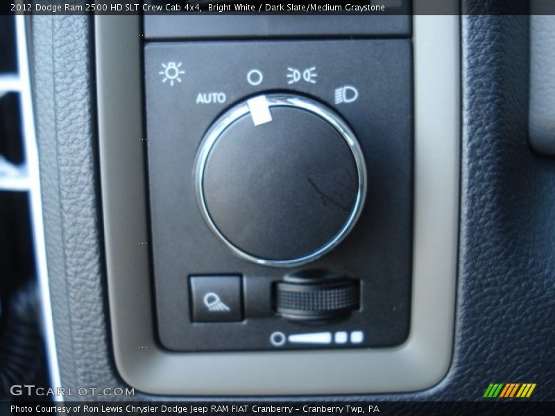 Controls of 2012 Ram 2500 HD SLT Crew Cab 4x4