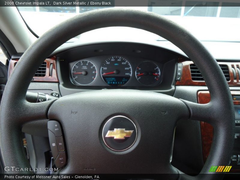 Dark Silver Metallic / Ebony Black 2008 Chevrolet Impala LT