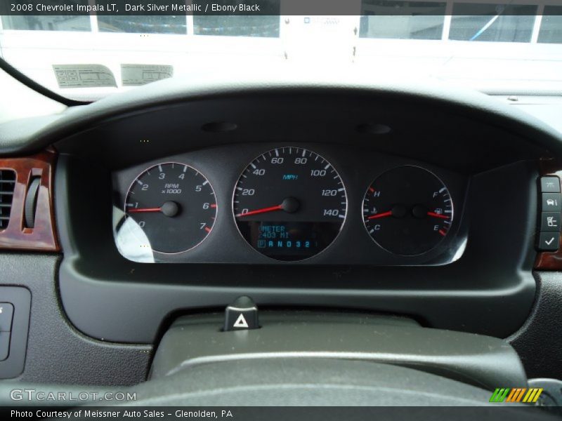 Dark Silver Metallic / Ebony Black 2008 Chevrolet Impala LT