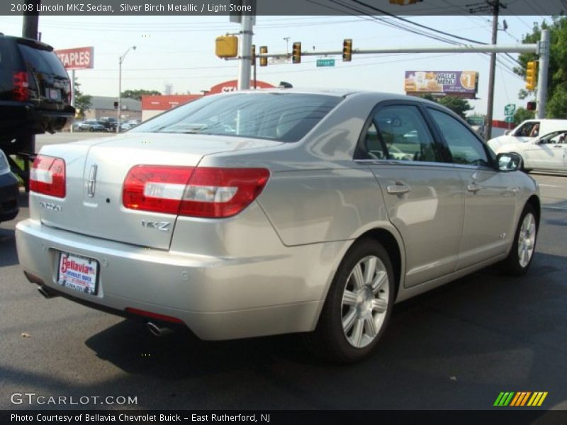 Silver Birch Metallic / Light Stone 2008 Lincoln MKZ Sedan