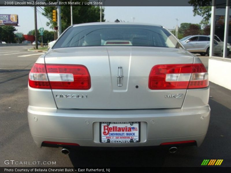 Silver Birch Metallic / Light Stone 2008 Lincoln MKZ Sedan