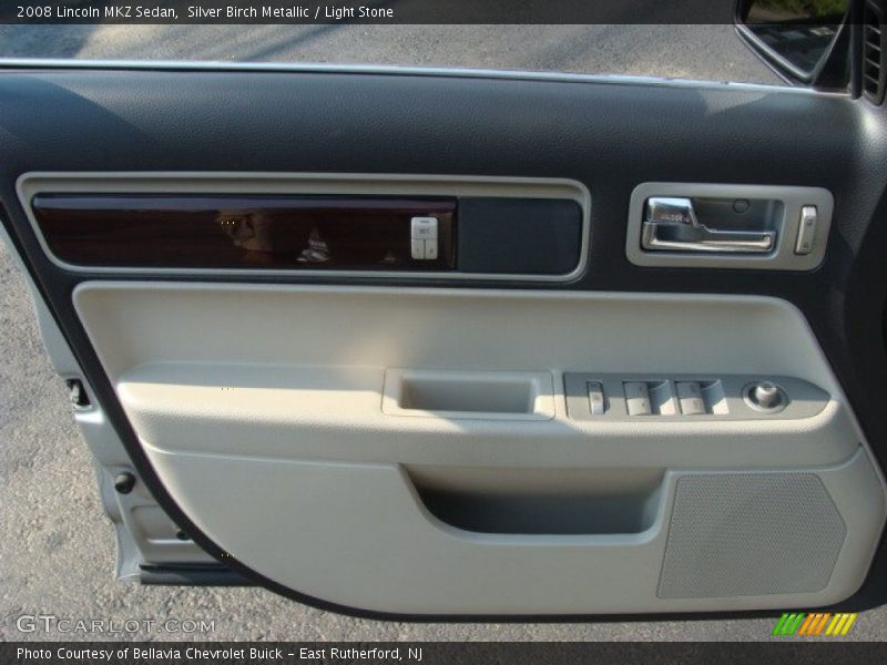 Silver Birch Metallic / Light Stone 2008 Lincoln MKZ Sedan
