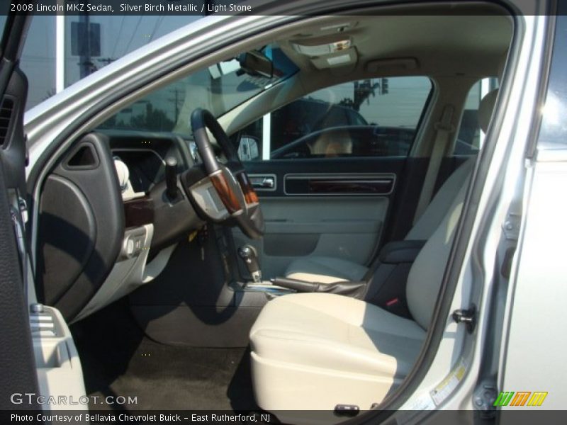 Silver Birch Metallic / Light Stone 2008 Lincoln MKZ Sedan