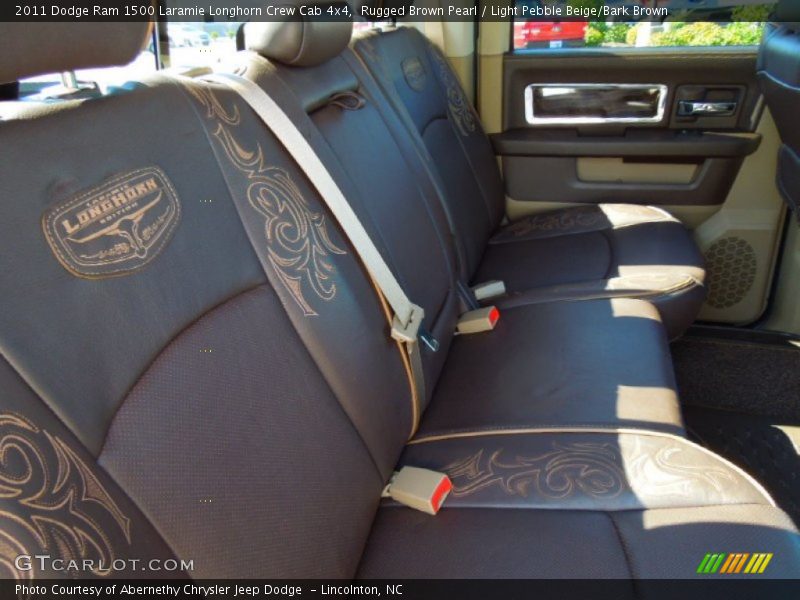 Rugged Brown Pearl / Light Pebble Beige/Bark Brown 2011 Dodge Ram 1500 Laramie Longhorn Crew Cab 4x4