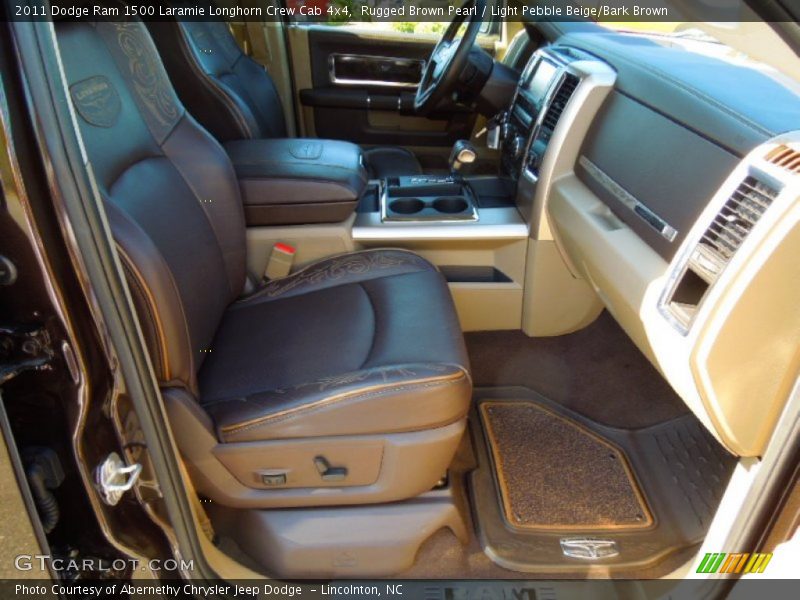 Rugged Brown Pearl / Light Pebble Beige/Bark Brown 2011 Dodge Ram 1500 Laramie Longhorn Crew Cab 4x4