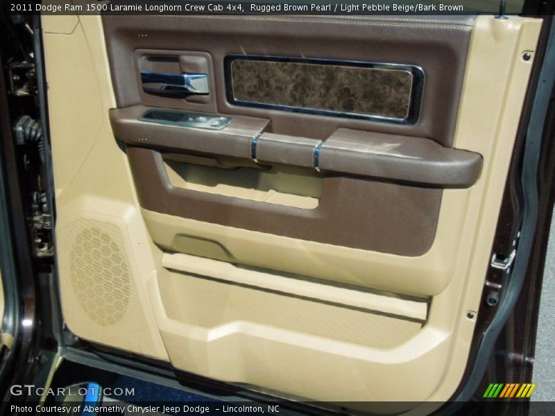 Rugged Brown Pearl / Light Pebble Beige/Bark Brown 2011 Dodge Ram 1500 Laramie Longhorn Crew Cab 4x4
