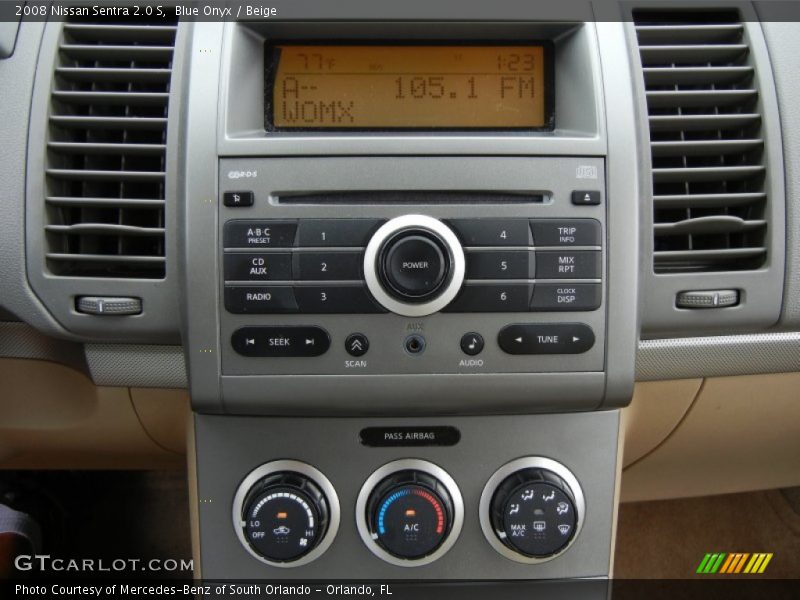 Controls of 2008 Sentra 2.0 S