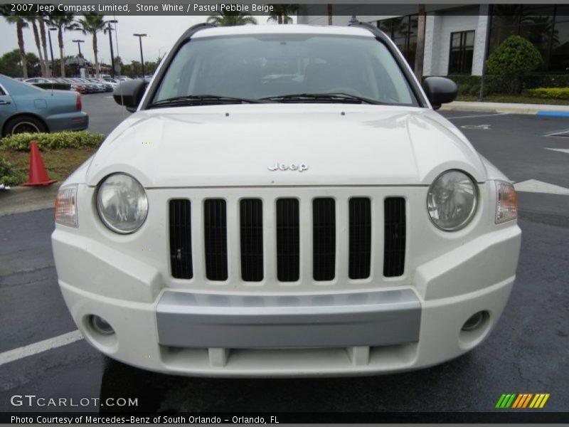 Stone White / Pastel Pebble Beige 2007 Jeep Compass Limited