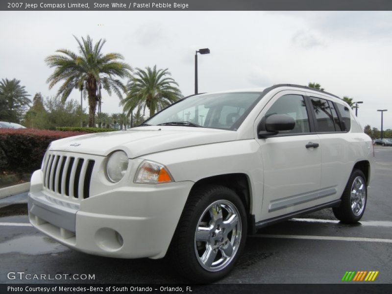 Stone White / Pastel Pebble Beige 2007 Jeep Compass Limited