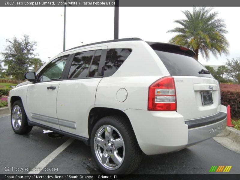 Stone White / Pastel Pebble Beige 2007 Jeep Compass Limited