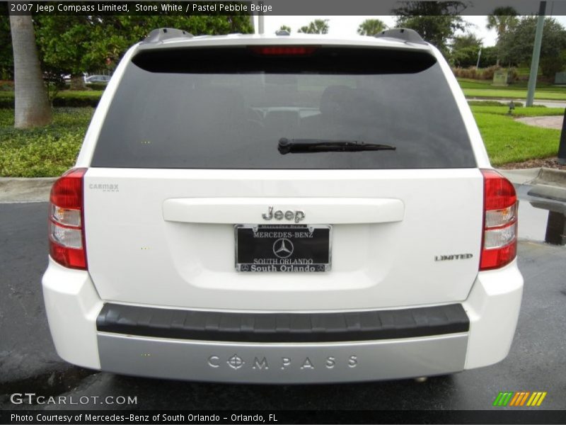 Stone White / Pastel Pebble Beige 2007 Jeep Compass Limited