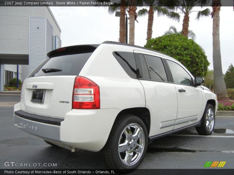 Stone White / Pastel Pebble Beige 2007 Jeep Compass Limited
