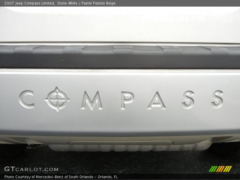 Stone White / Pastel Pebble Beige 2007 Jeep Compass Limited