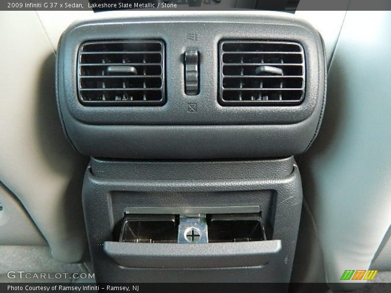 Lakeshore Slate Metallic / Stone 2009 Infiniti G 37 x Sedan