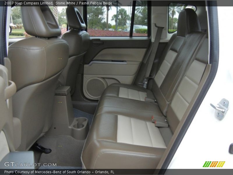 Stone White / Pastel Pebble Beige 2007 Jeep Compass Limited