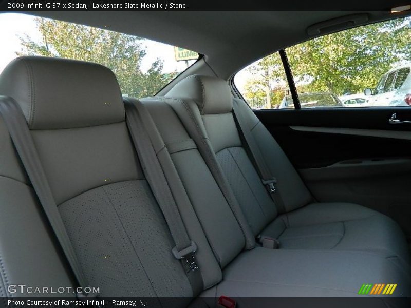 Lakeshore Slate Metallic / Stone 2009 Infiniti G 37 x Sedan
