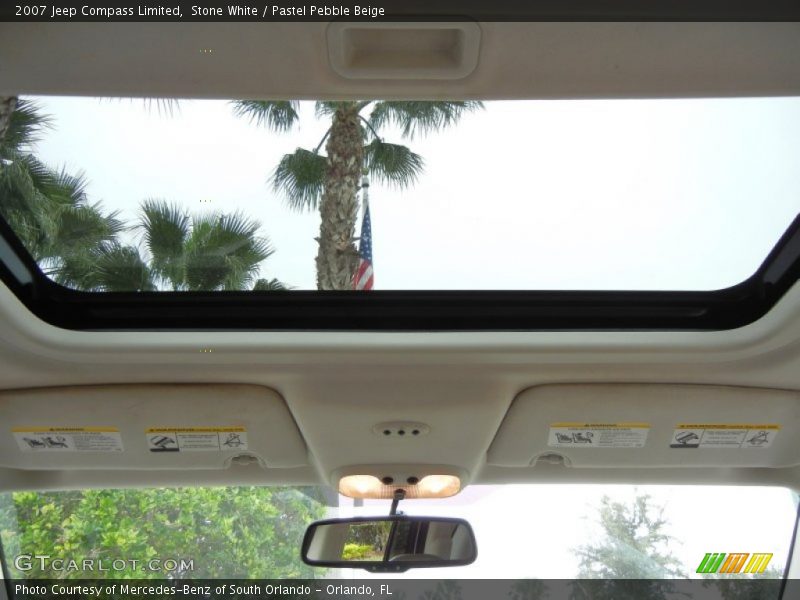 Stone White / Pastel Pebble Beige 2007 Jeep Compass Limited