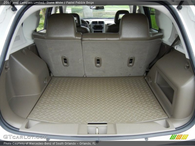 Stone White / Pastel Pebble Beige 2007 Jeep Compass Limited