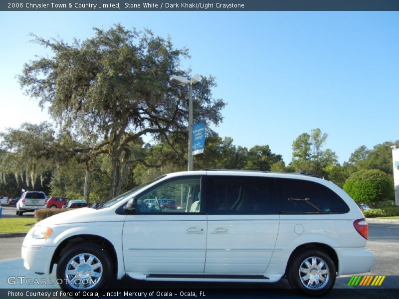 Stone White / Dark Khaki/Light Graystone 2006 Chrysler Town & Country Limited