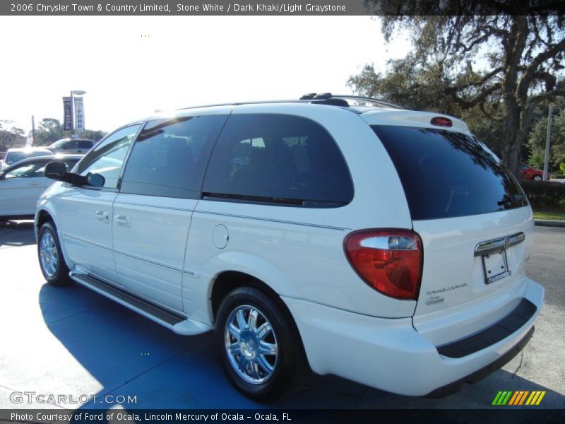 Stone White / Dark Khaki/Light Graystone 2006 Chrysler Town & Country Limited
