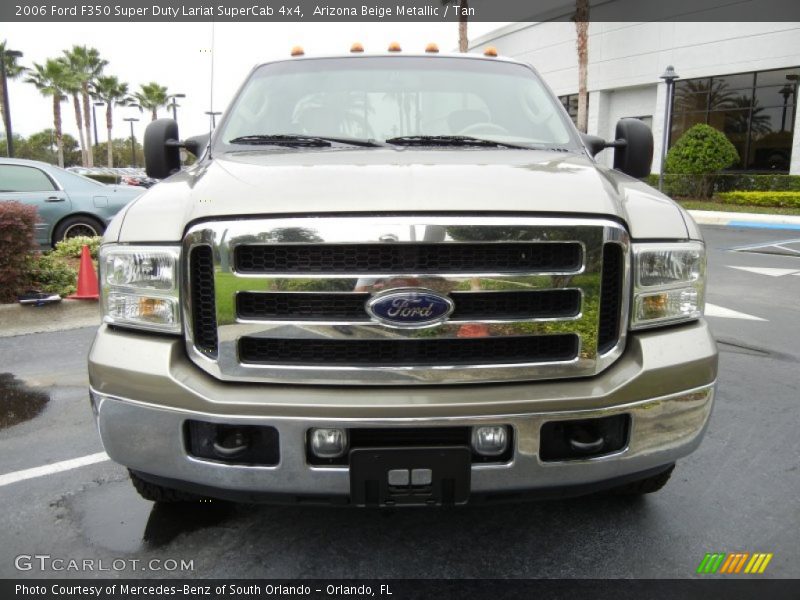 Arizona Beige Metallic / Tan 2006 Ford F350 Super Duty Lariat SuperCab 4x4