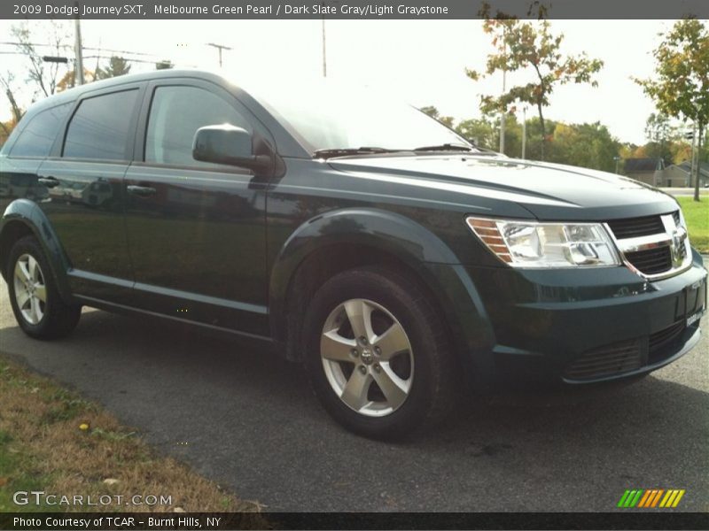 Melbourne Green Pearl / Dark Slate Gray/Light Graystone 2009 Dodge Journey SXT