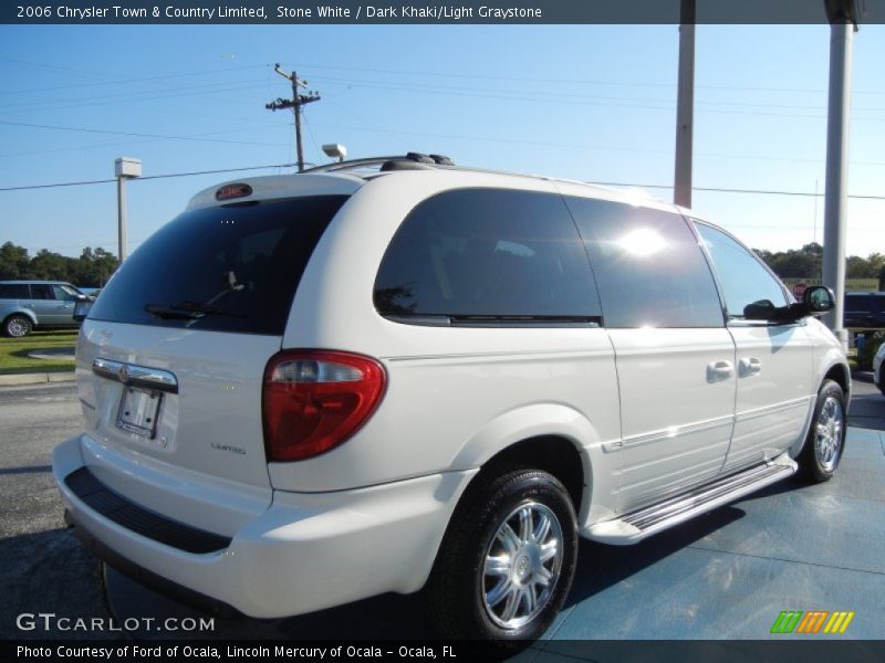 Stone White / Dark Khaki/Light Graystone 2006 Chrysler Town & Country Limited