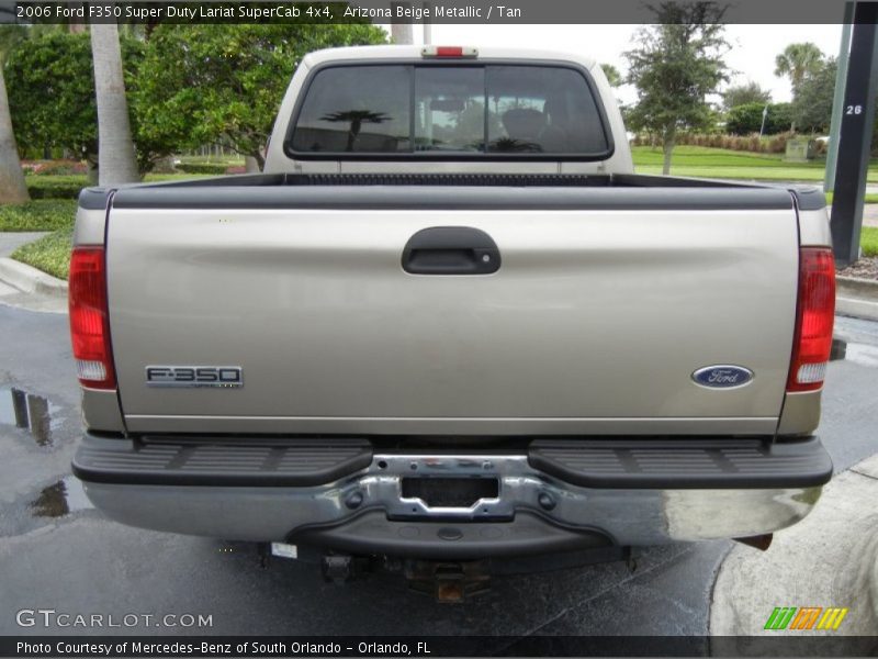 Arizona Beige Metallic / Tan 2006 Ford F350 Super Duty Lariat SuperCab 4x4