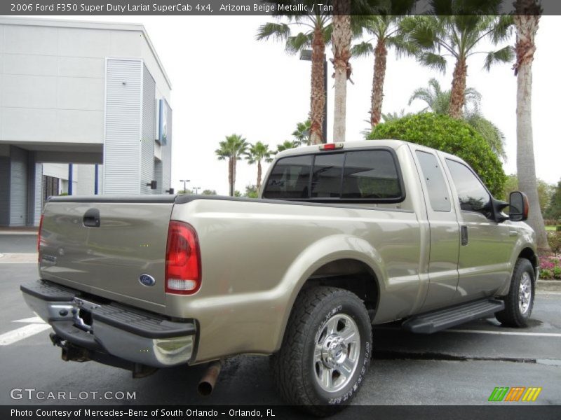 Arizona Beige Metallic / Tan 2006 Ford F350 Super Duty Lariat SuperCab 4x4