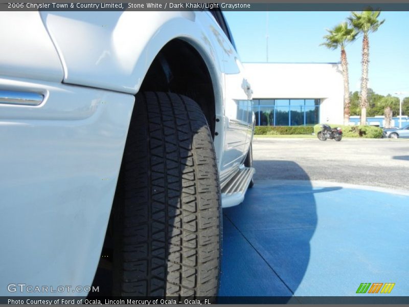 Stone White / Dark Khaki/Light Graystone 2006 Chrysler Town & Country Limited