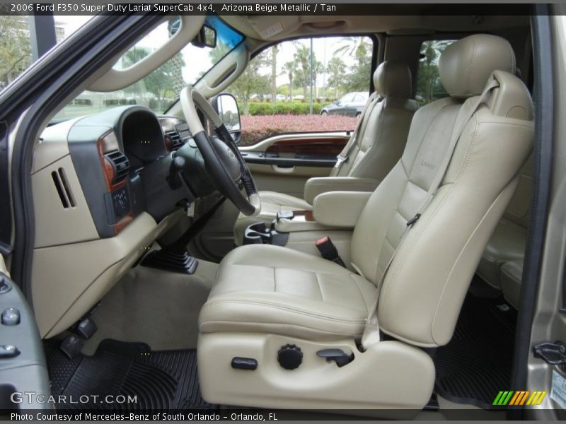 Front Seat of 2006 F350 Super Duty Lariat SuperCab 4x4