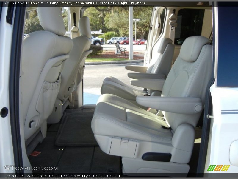 Stone White / Dark Khaki/Light Graystone 2006 Chrysler Town & Country Limited
