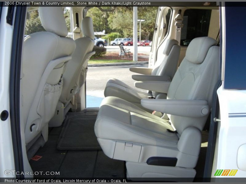 Stone White / Dark Khaki/Light Graystone 2006 Chrysler Town & Country Limited