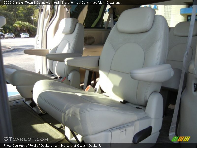 Stone White / Dark Khaki/Light Graystone 2006 Chrysler Town & Country Limited