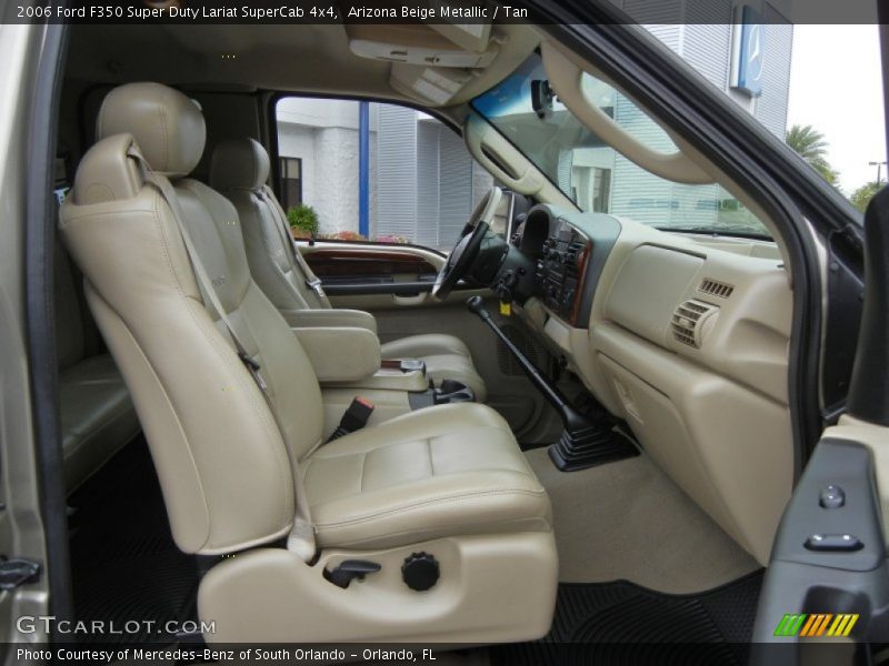 Front Seat of 2006 F350 Super Duty Lariat SuperCab 4x4