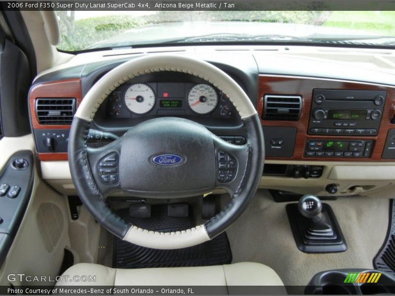 Dashboard of 2006 F350 Super Duty Lariat SuperCab 4x4