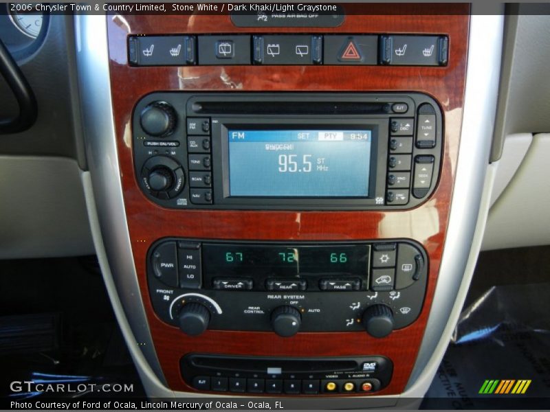 Stone White / Dark Khaki/Light Graystone 2006 Chrysler Town & Country Limited