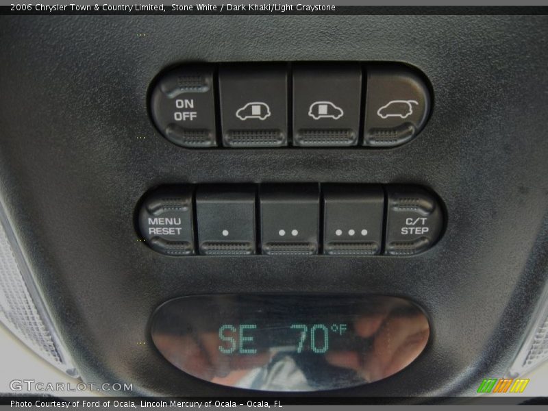 Stone White / Dark Khaki/Light Graystone 2006 Chrysler Town & Country Limited