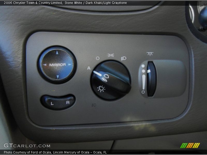 Stone White / Dark Khaki/Light Graystone 2006 Chrysler Town & Country Limited