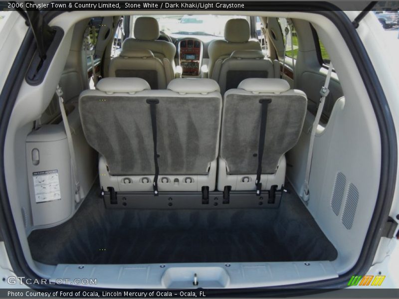 Stone White / Dark Khaki/Light Graystone 2006 Chrysler Town & Country Limited