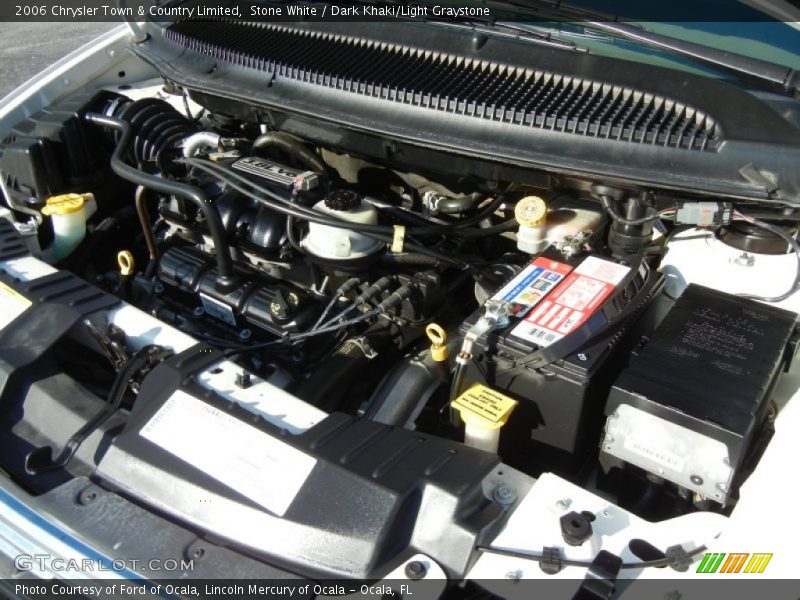 Stone White / Dark Khaki/Light Graystone 2006 Chrysler Town & Country Limited