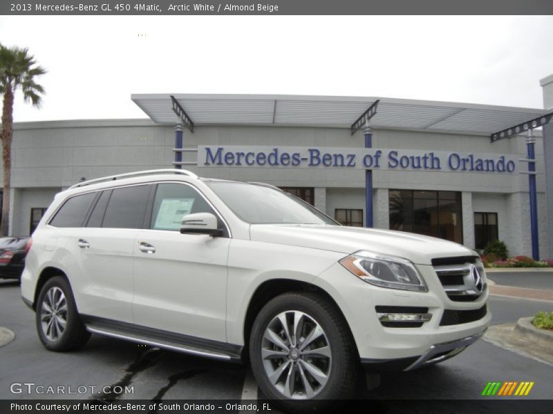 Arctic White / Almond Beige 2013 Mercedes-Benz GL 450 4Matic