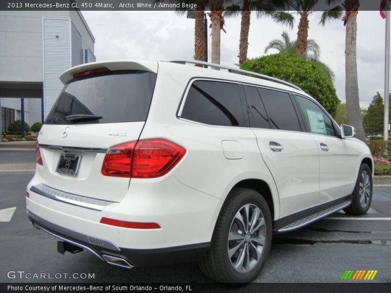 Arctic White / Almond Beige 2013 Mercedes-Benz GL 450 4Matic