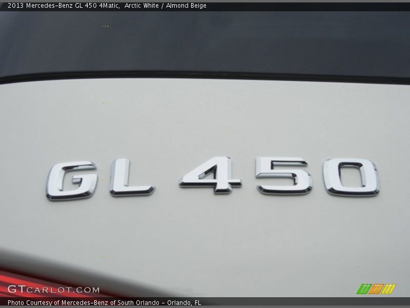 Arctic White / Almond Beige 2013 Mercedes-Benz GL 450 4Matic
