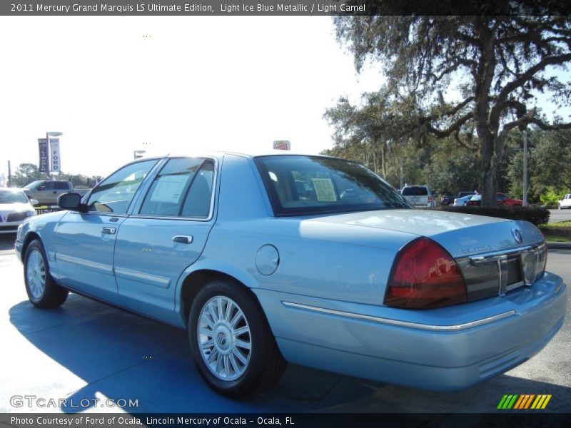 Light Ice Blue Metallic / Light Camel 2011 Mercury Grand Marquis LS Ultimate Edition