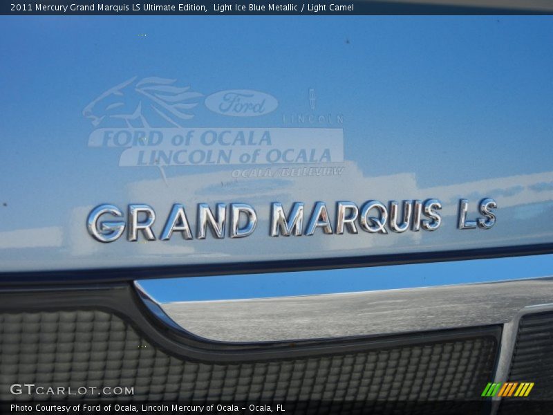 Light Ice Blue Metallic / Light Camel 2011 Mercury Grand Marquis LS Ultimate Edition