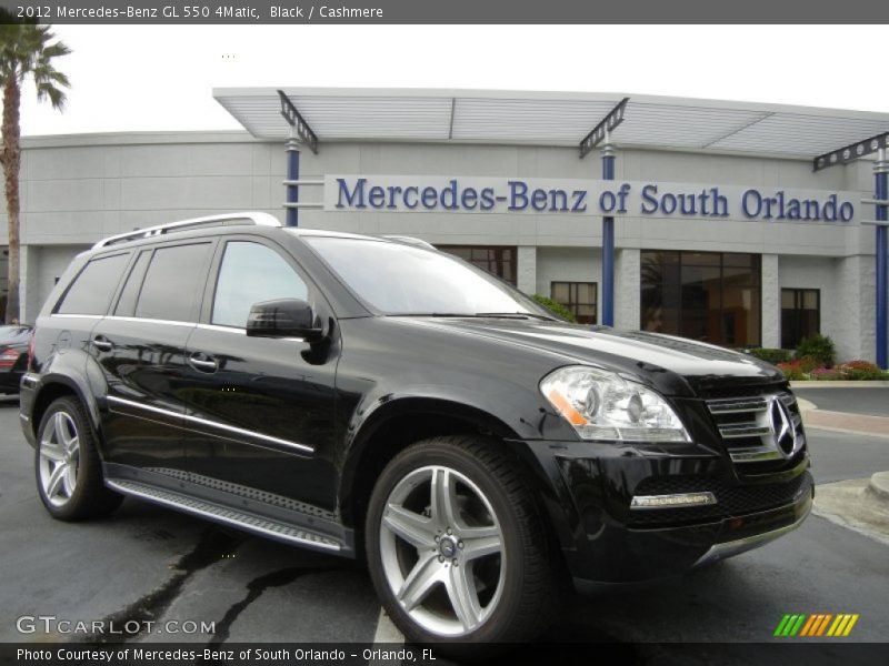 Black / Cashmere 2012 Mercedes-Benz GL 550 4Matic