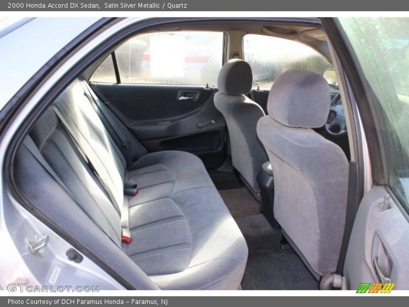 Rear Seat of 2000 Accord DX Sedan