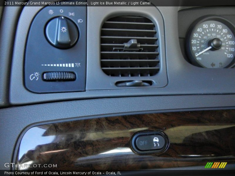 Light Ice Blue Metallic / Light Camel 2011 Mercury Grand Marquis LS Ultimate Edition
