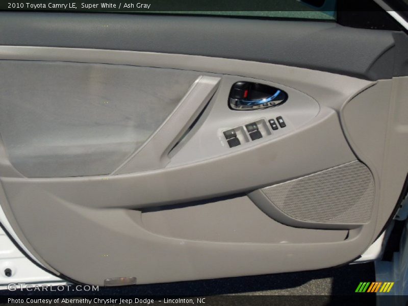 Super White / Ash Gray 2010 Toyota Camry LE